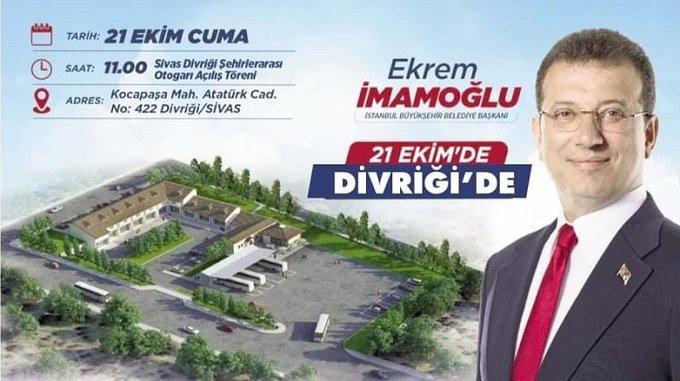 İBB katkılarıyla yapılan Divriği şehirler arası otogarı 21 Ekim'de açılıyor