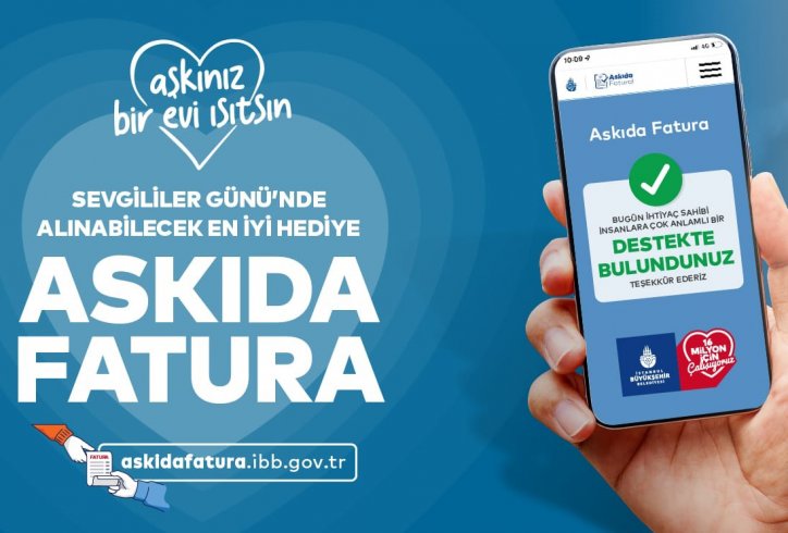 İBB'den 14 Şubat paylaşımı; Askıda 'sevgi' var