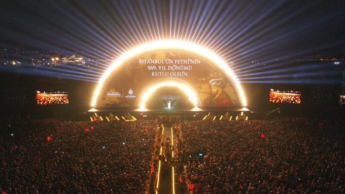 İBB'den Maltepe miting alanında fetih kutlamasında İmamoğlu; Mustafa Kemal Atatürk’ün de aynı anlayışla, Fatih’ten 470 yıl sonra, 6 Ekim 1923’te İstanbul’u düşman işgalinden kurtardı İBB'den Maltepe miting alanında fetih kutlamasında İmamoğlu; Mustafa Kemal Atatürk’ün de aynı anlayışla, Fatih’ten 470 yıl sonra, 6 Ekim 1923’te İstanbul’u düşman işgalinden kurtardı