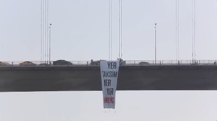 İçişleri Bakanı Soylu'nun hedefinde, Gezi'nin 9. yıl dönümünde boğaz köprüsüne pankart açan TİP Milletvekilleri var