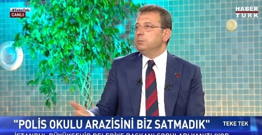 İmamoğlu, Teke Tek'te Fatih Altaylı'nın konuğu; 'Deniz artık kara ile birleşmiyor'