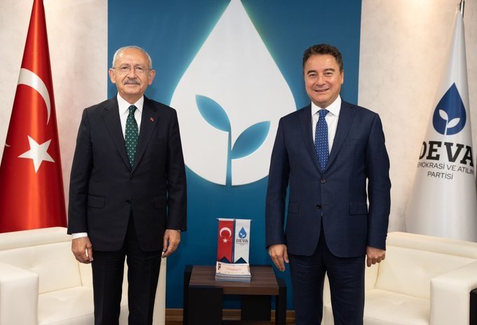 Kılıçdaroğlu, 2. tur 6'lı masa toplantıları için Ali Babacan'ı ziyaret etti