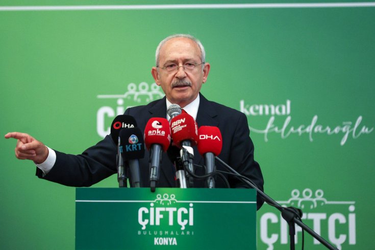 Kılıçdaroğlu; 'Allah’ın güneşini beşli çeteye teslim etmeyeceğiz. Orayı kamulaştıracağız, çiftçilere vereceğiz' Kılıçdaroğlu; 'Allah’ın güneşini beşli çeteye teslim etmeyeceğiz. Orayı kamulaştıracağız, çiftçilere vereceğiz'