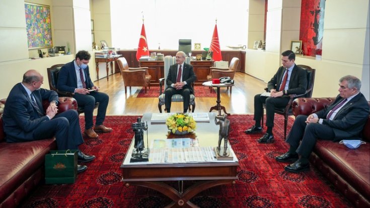 Kılıçdaroğlu, Avustralya’nın Türkiye Büyükelçisi Miles Armitage’i kabul etti