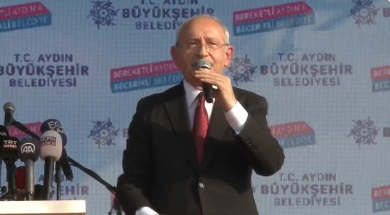 Kılıçdaroğlu, Aydın Büyükşehir belediyesi açılış programında konuştu