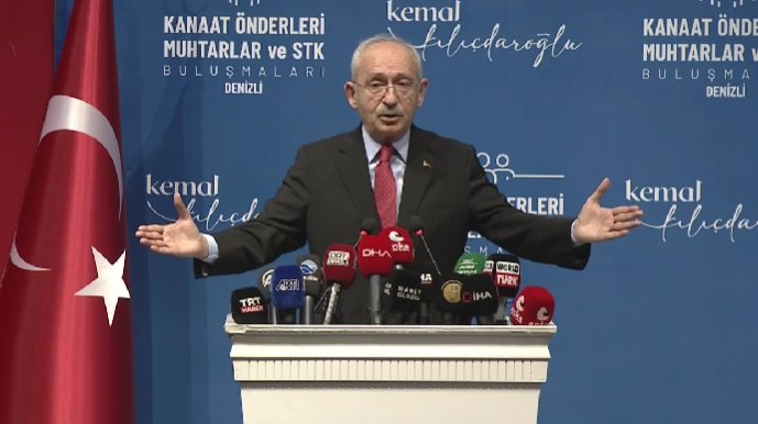 Kılıçdaroğlu, Denizli'de Muhtarlara seslendi; 'Bu toplantıdan sonra Ankara’ya dönmek zorundayım. Güvenlik zirvesinden sonra TBMM’yi acilen toplanmasını bekliyorum'