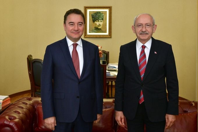 Kılıçdaroğlu, DEVA Partisi Genel Başkanı Ali Babacan'ı kabul etti