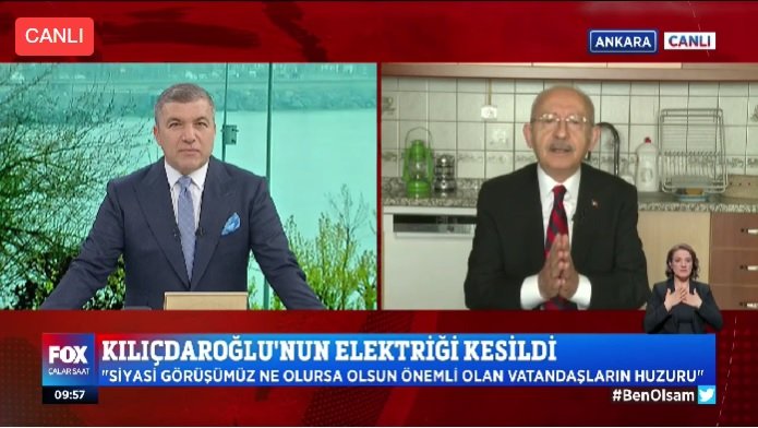 Kılıçdaroğlu; Enerji bir haktır, saray elektrikleri kesilen 4 milyon vatandaşı görmeli