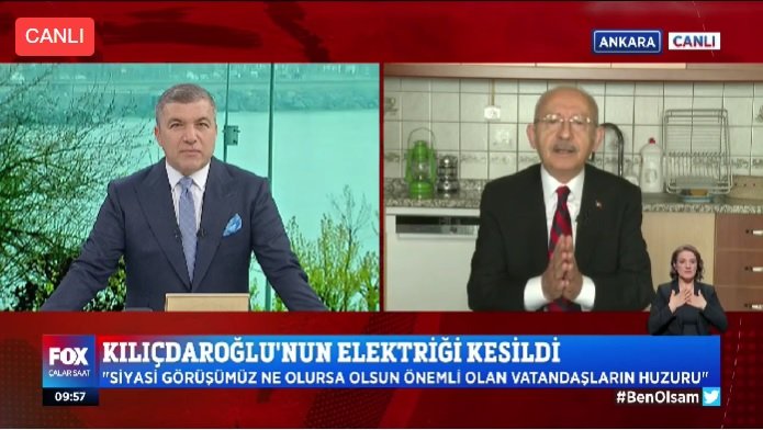 Kılıçdaroğlu; Enerji bir haktır, saray elektrikleri kesilen 4 milyon vatandaşı görmeli Kılıçdaroğlu; Enerji bir haktır, saray elektrikleri kesilen 4 milyon vatandaşı görmeli