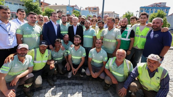 Kılıçdaroğlu İstanbul'da İBB'nin çalışmalarının devem ettiği alanları gezdi