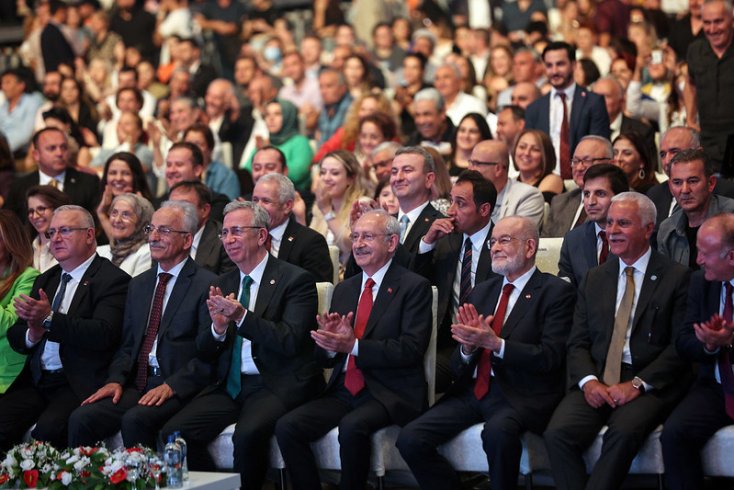 Kılıçdaroğlu, Mansur Yavaş'ın başkanlığında ABB'nin 3. yıl tanıtım, açılış ve temel atma törenine katıldı