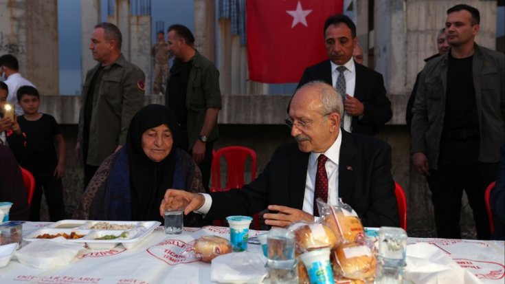 Kılıçdaroğlu, Temelli'de iftar yemeğine katıldı