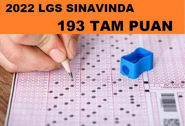 LGS 2022'de 193 öğrenci tam puan aldı