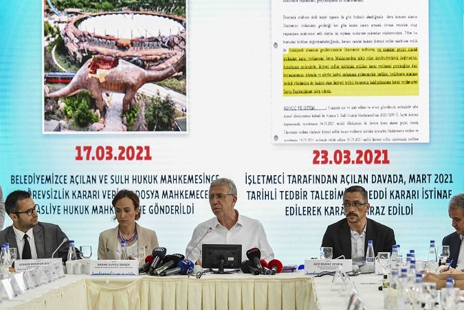 Mansur Yavaş gazetecilere ANKAPARK’ın alım süreciyle ilgili sunum yaptı Mansur Yavaş gazetecilere ANKAPARK’ın alım süreciyle ilgili sunum yaptı
