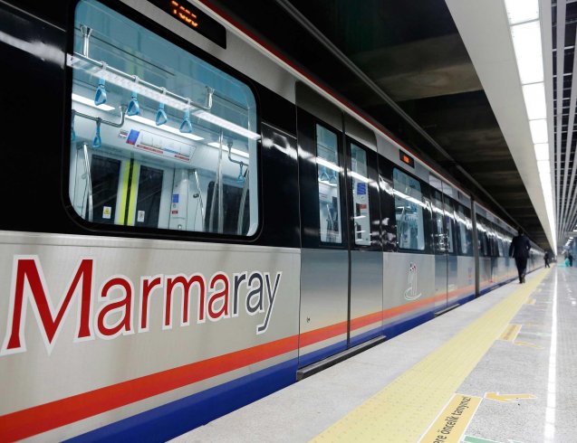 Marmaray perşembe güne kadar 24 saat ücretsiz çalışacak