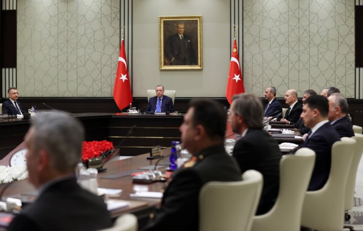 MGK, AKP Genel Başkanı ve Cumhurbaşkanı Erdoğan başkanlığında toplandı