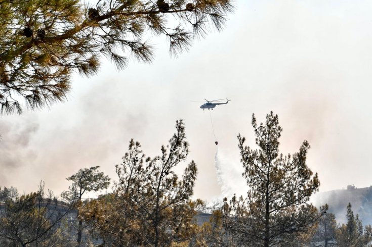 Orman Genel Müdürlüğü'den açıklama yapıldı, Marmaris yangını devam ediyor; rüzgar hızını arttırdı