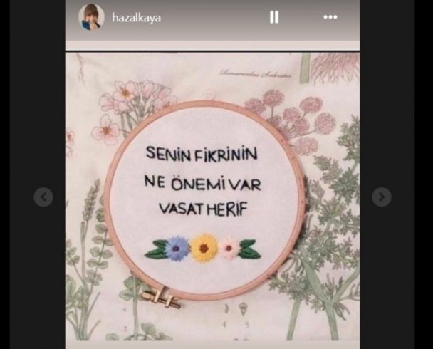 Oyuncu Hazal Kaya'dan Ahmet Hakan'a: 'Senin fikrinin ne önemi var vasat herif' Oyuncu Hazal Kaya'dan Ahmet Hakan'a: 'Senin fikrinin ne önemi var vasat herif'