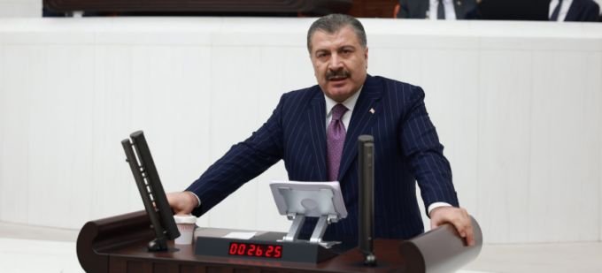 Sağlık Bakanı Koca, TBMM Genel Kurulunda bakanlığının 2023 yılı bütçesi üzerinde konuştu Sağlık Bakanı Koca, TBMM Genel Kurulunda bakanlığının 2023 yılı bütçesi üzerinde konuştu