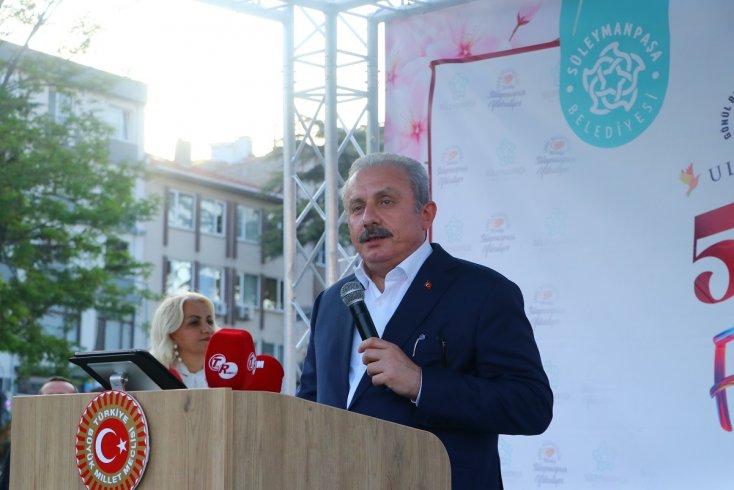TBMM Başkanı Şentop, Tekirdağ'da Kiraz Festivalinin açılışına katıldı