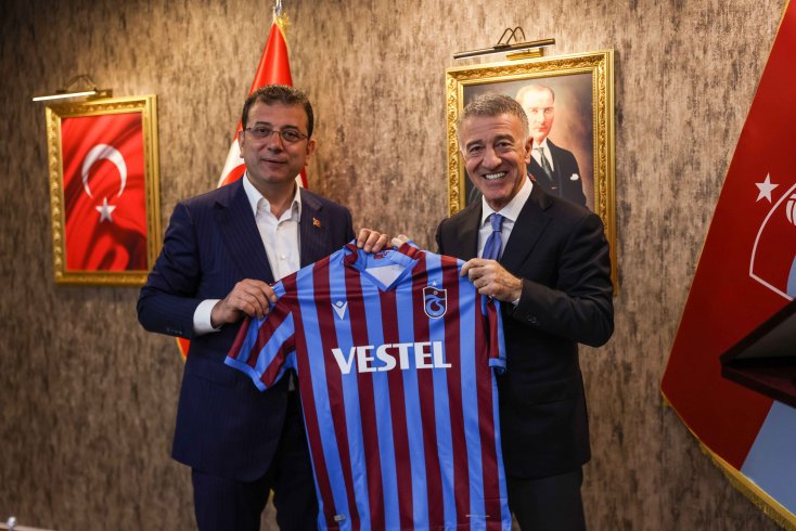 Trabzonspor; İstanbul Büyükşehir Belediye Başkanı Ekrem İmamoğlu kulübümüzü ziyaret etti
