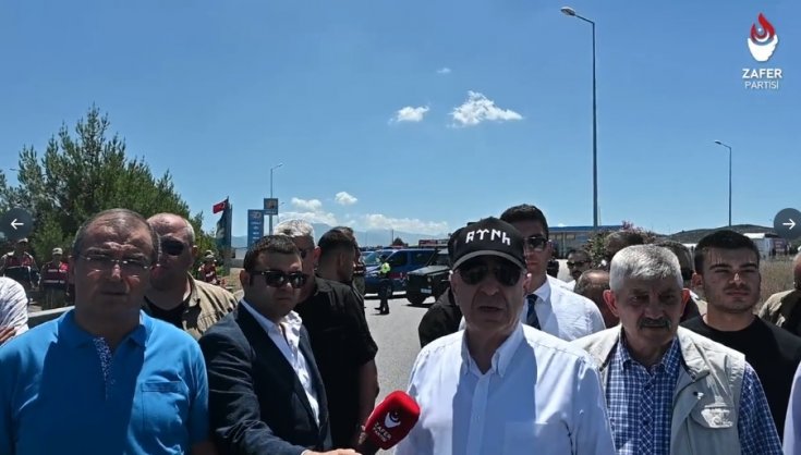Zafer Partisi Genel Başkanı Ümit Özdağ; Hatay'a girmemiz engelleniyor! Zafer Partisi Genel Başkanı Ümit Özdağ; Hatay'a girmemiz engelleniyor!