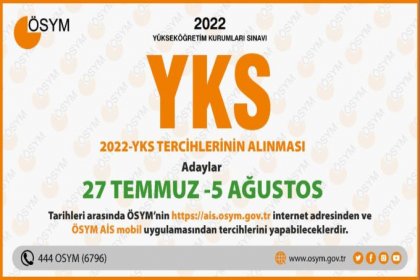 2022 Yükseköğretim Programları ve Kontenjanları Kılavuzu yayımlandı