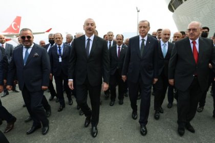 AKP Genel Başkanı ve Cumhurbaşkanı Erdoğan Azerbaycan'da