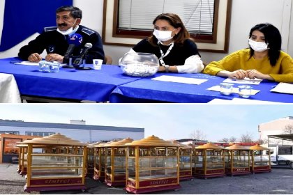 Ankara Büyükşehir Belediyesi, Engelli vatandaşlara 100 Simit Camekanını kura ile dağıttı