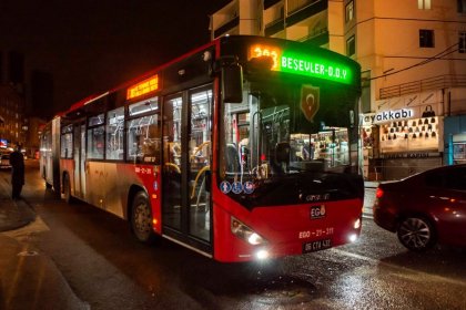 Ankara'da EGO otobüsleriyle 24 saat ulaşım başlıyor