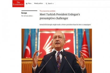 CHP Genel Başkanı Kemal Kılıçdaroğlu, The Economist'in Manşetinde