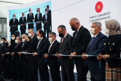 Erdoğan, 2. Yeditepe Bienali’nin açılışını gerçekleştirdi