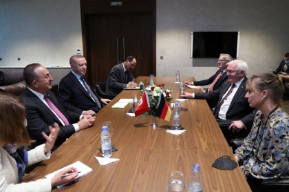 Erdoğan, Almanya Cumhurbaşkanı Steinmeier ile görüştü