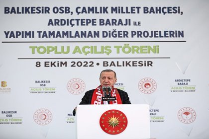 Erdoğan Balıkesir'de konuştu; Çalışacağız, üreteceğiz, istihdam sağlayacağız