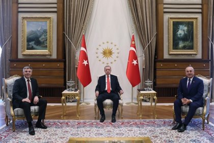 Erdoğan, Bulgaristan Hak ve Özgürlükler Hareketi Partisi Genel Başkanı Karadayı’yı kabul etti