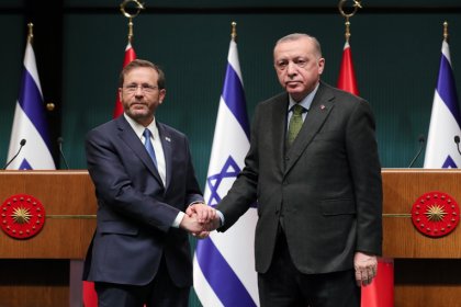 Erdoğan, Cumhurbaşkanlığı Külliyesinde İsrail Cumhurbaşkanı Herzog ile görüştü ve ortak basın açıklaması yaptı