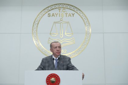 Erdoğan; Denetimden asla kaçmadığımızın, korkmadığımızın, çekinmediğimizin en somut örneği Sayıştay Kanunu'nda ve Sayıştay mensuplarının özlük haklarında yaptığımız işte tüm bu değişikliklerdir
