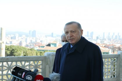 Erdoğan, Koronavirüs tedavisi sonrası Cuma namazını Büyük Çamlıca Camii’nde kıldı