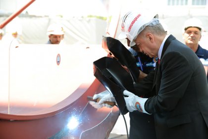 Erdoğan; Mavi Vatan’ın güvenliği için donanmamızı daha güçlü kılacak birçok projeyi hayata geçirdik