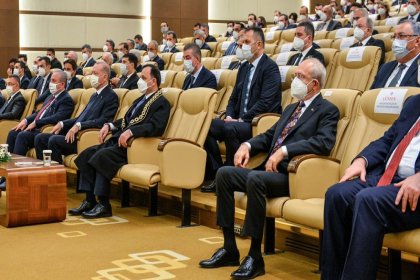 Erdoğan ve Kılıçdaroğlu, Anayasa Mahkemesi Üyesi Yaşar’ın yemin törenine katıldı