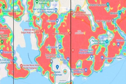 İstanbul’un Koronavirüs haritası %52 kırmızı