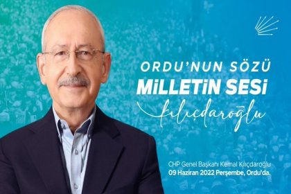 Kılıçdaroğlu, 9 Haziran'da Ordu'da