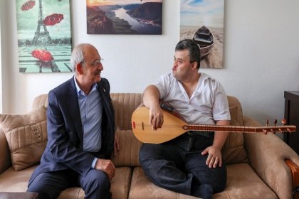 Kılıçdaroğlu, Çağatay Aras'ı ziyaret etti