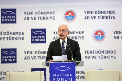Kılıçdaroğlu, İstanbul'da Maltepe Forum 'Yeni Dönem AB ve Türkiye' toplantısı açılışında konuştu