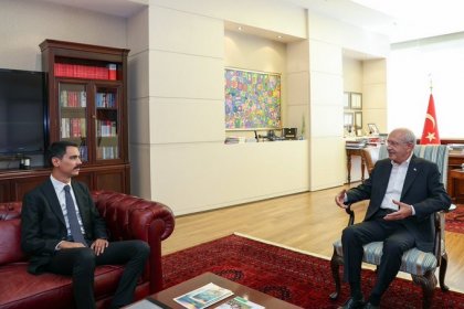 Kılıçdaroğlu, Muhsin Yazıcıoğlu’nun oğlu Fatih Furkan ile görüştü