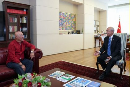 Kılıçdaroğlu, Musa Anter'in oğlu Dicle Anter ile görüştü