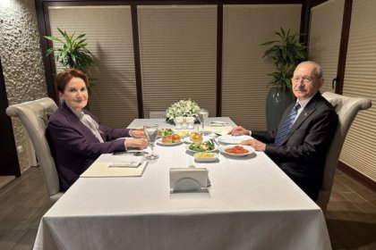 Kılıçdaroğlu ve Akşener akşam yemeğinde bir araya geldi