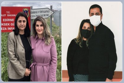 Selahattin Demirtaş'ın eşi Başak Demirtaş'tan bayram ziyareti paylaşımı