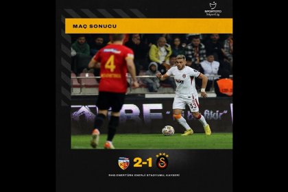 Yukatel Kayserispor 2-1 Galatasaray