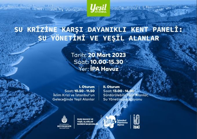 ‘22 Mart Dünya Su Günü’nde ‘Su Krizine Karşı Dayanıklı Kent Paneli’ düzenlenecek